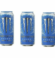 Blue monster energy drink